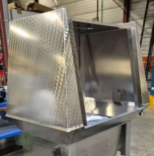 Stainless Steel Patterned Sandblaster Enclosure