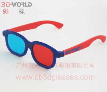 custom trendy 3d plastic occhiali