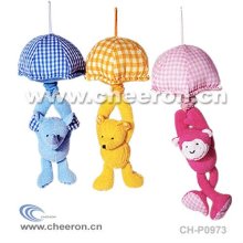 Plush Monkey Toy, Plush Animal Keychain, Skydive Animal