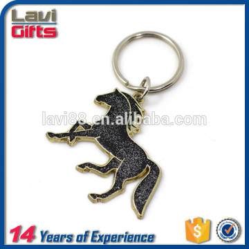 2017 Hot style custom metal horse keychain