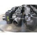 ASME B16.9 Butt-welded pipe bend reducing Tee