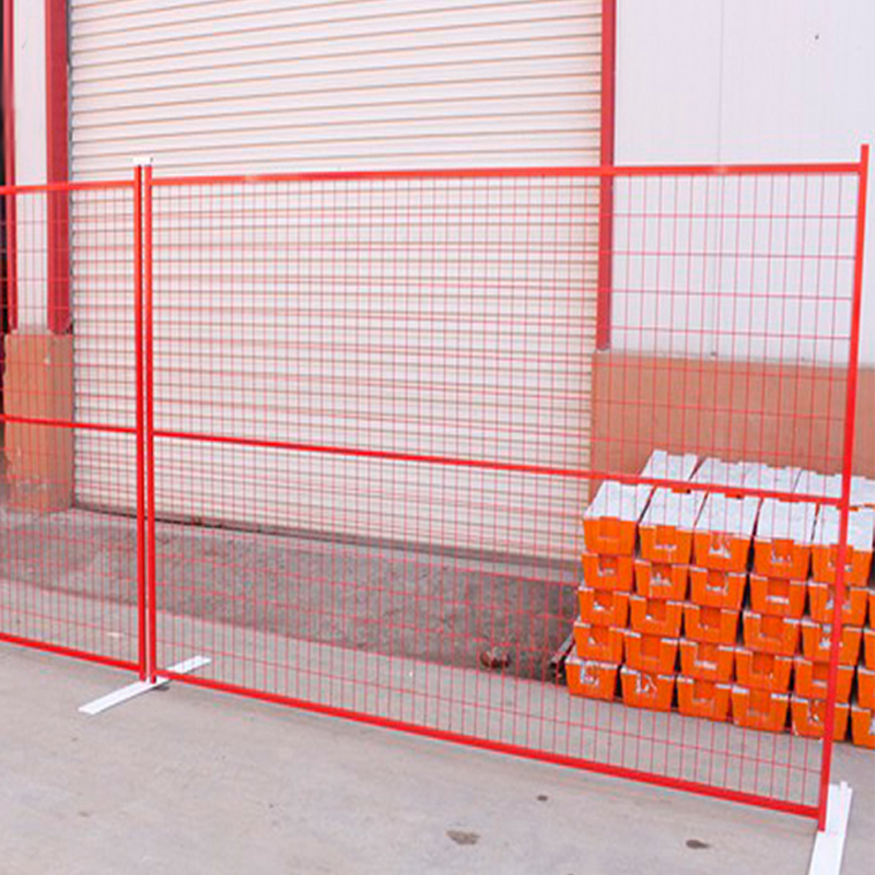 Canada Construction Site Portable Safety Temporary Fence