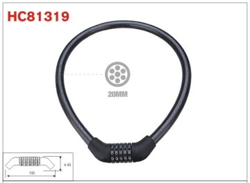 Combination lock ,digital code lock ,bike lock cable