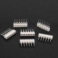 Conector feminino vertical branco de 2,0 mm 6p