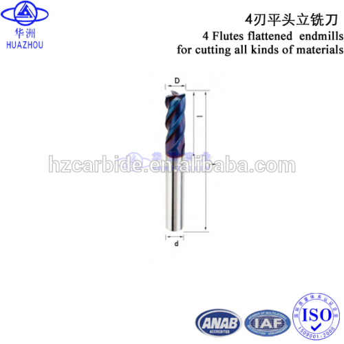 custom brand tungsten carbide end mill