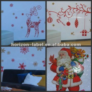 2012 best price custom stickers for windows christmas