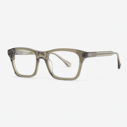 Square Elegant Acetate Men's Optical Frames