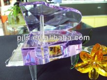 Crystal purple piano gift crystal grand piano