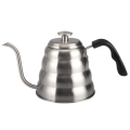 Stainless steel coffee pot with gooseneck