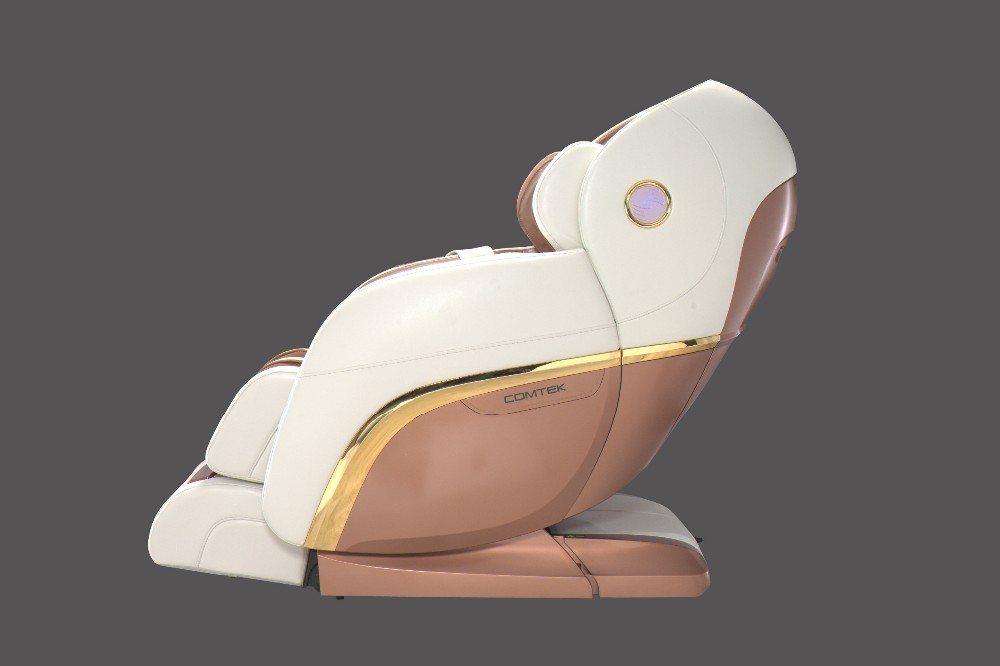 RK-8900 Cream 4D L-shape smart AI massage chair with zero gravity