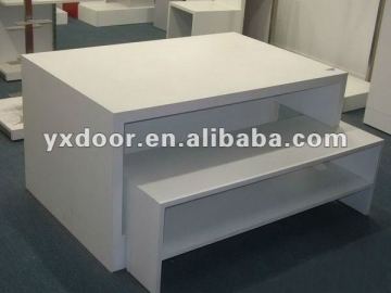 wooden chain store table / chain store desk / store display table