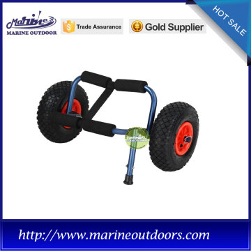 Aluminum canoe trolley, Pneumatic wheels canoe trolley
