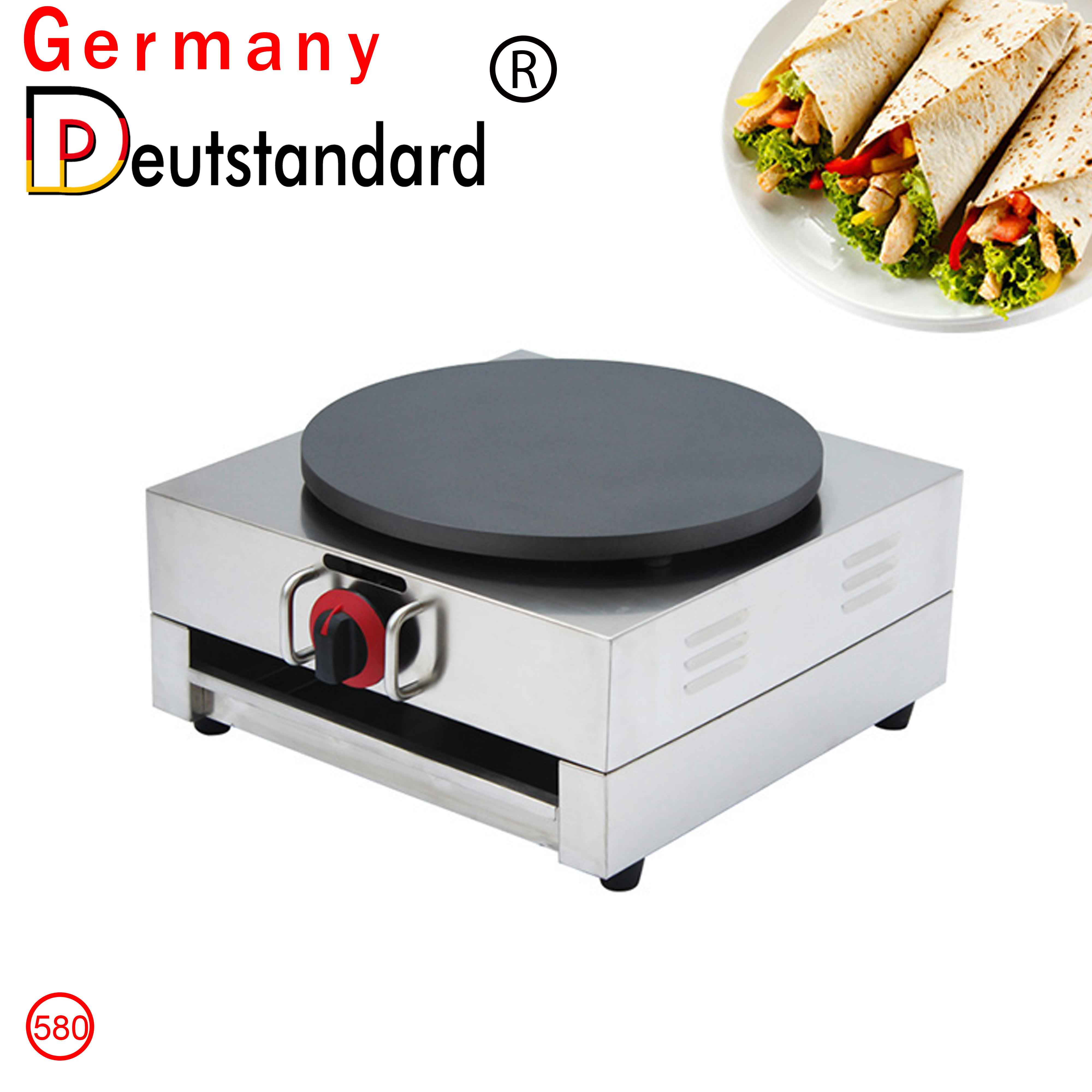 lpg gas crepe machine