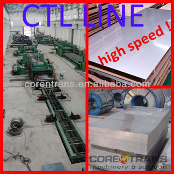 Steel sheet cut to length line (CTL line)