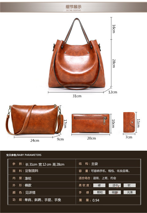 ladies-bag with metal buckle