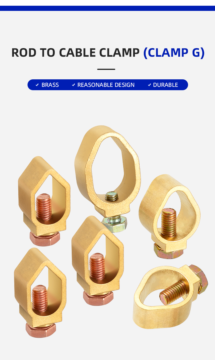 ZKER brass cable clamp made in china exothermic welded earthing accessories connector