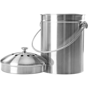 Stainless Steel Kitchen Compost Bin