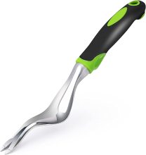 Isunpro Professional Green Garden Hand Tools: Aluminum Head Weeding and Digging Tools