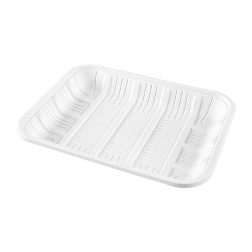 800ml Biodegradable Corn Starch Disposable Food Serving Tray
