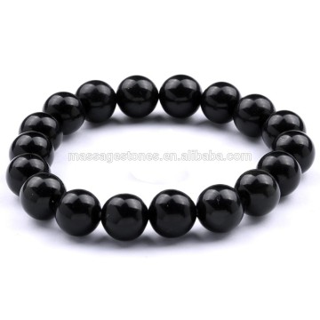 Black obsidian fashion gemstone bracelet