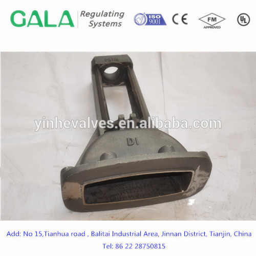 Good quality high precision custom casting Gate valve body ductile iron casting for water