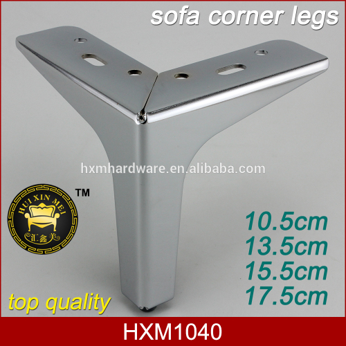 hot selling beautiful chinese metal sofa corner feet