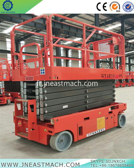 2018 Ascenseur automoteur à ciseaux du meilleur fabricant pour le Chili avec le meilleur prix 2018 Top Manufacturer Self Propelled Scissor Lift For Chile With Best Price