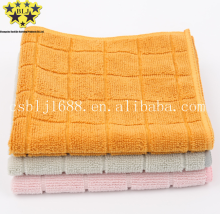 2016 hot products microfiber Jacquard Hand Towel Plaid Cleaning Towel