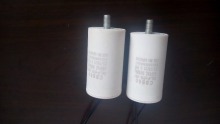 metal top white shell capacitor, ceiling fan capacitor