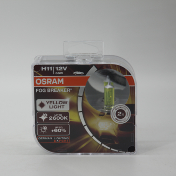 OSRAM Fog Breaker H11 Halogen Bulb Upgrade Light