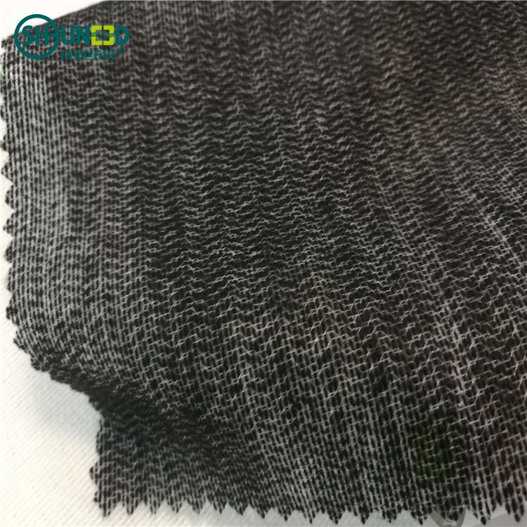 high quality warp knitted weft insert napping interlining brushed tricot fabric