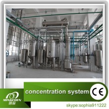 Single Doble three effect multi effect Five Effect chemicall Evaporator