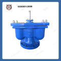 Tiga fungsi double orifice air valve dengan stop valve