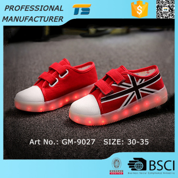 Summer Kids Canvs Wholesale Led Light Girl Lighting Shoes