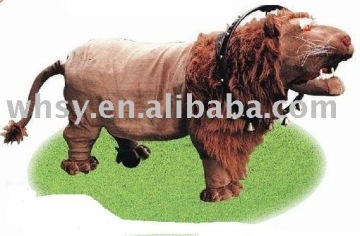 Amusement equipment kiddie rides bionic animals der Loewe NO.SYSZ