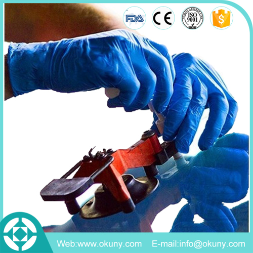 Car repair tool latex free disposable nitrile gloves