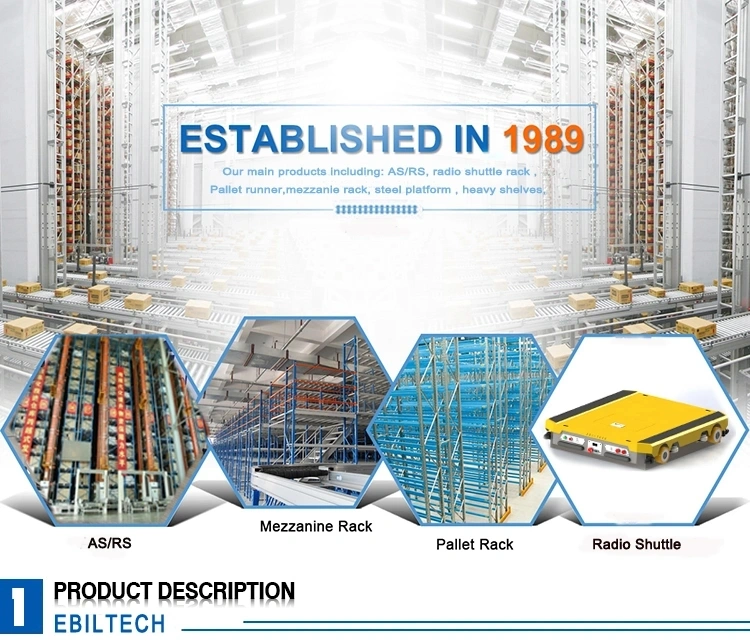 Ebil Multi-Tier Racking /Rack Support Mezzanine Floor for Food/Tools Factory