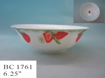 6" Bone china cereal bowl