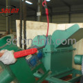 Large market with Wood pallet grinding crusher