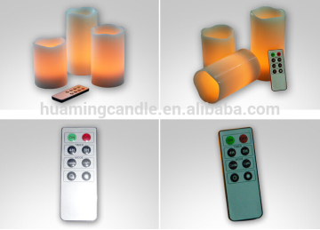 real wax led candle components