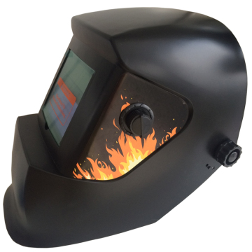 Classic Black Spider Ironman Helmet Tig Digital Welding Mask