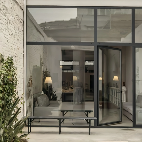 Slimline Aluminum Casement Doors