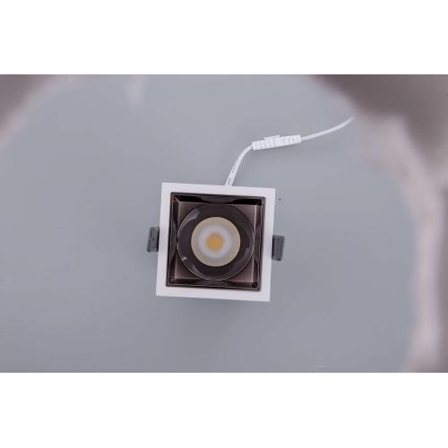 12W 6000K 2.4G Remote Control Led Square Spotlight-Aluminum