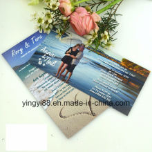 Custom Size Acrylic Wedding Invitation, Photo Invitation
