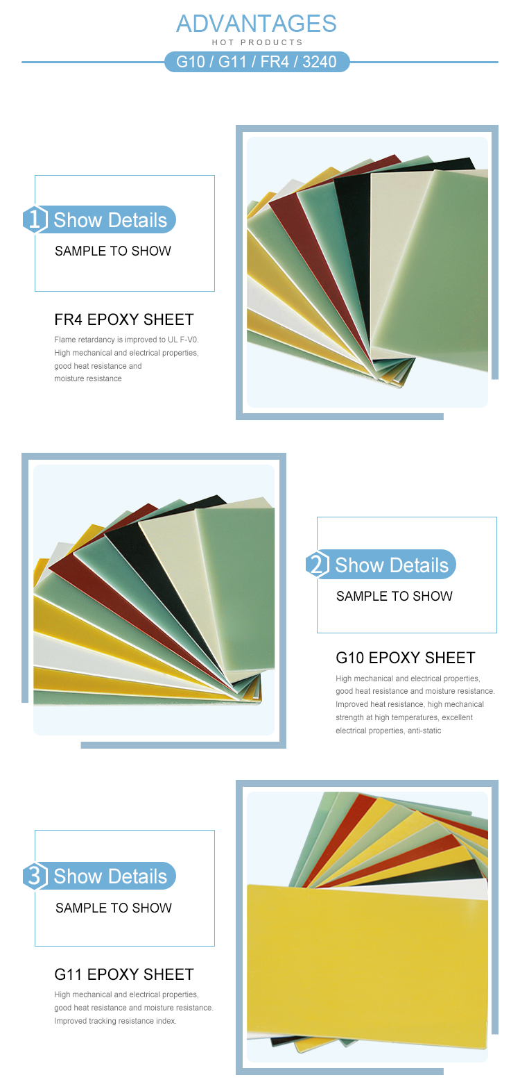 High Mechanical Strength Garolite Plates Sheet Laminated Fiberglass Panels With Price