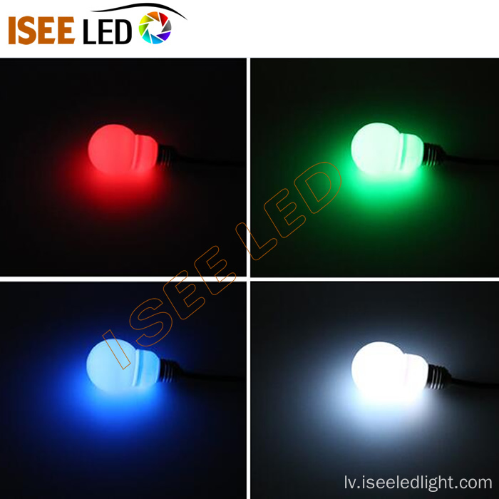 Dynamic LED Bulb RGB Color DMX 512 Controllable