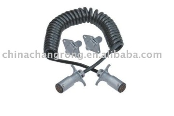 spring cable for trailer (7-pin cable)