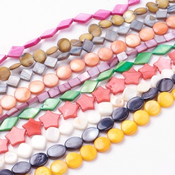 Search Engine Title: Pandahall's Unique Collection of Mixed Shape, Colorful Natural Freshwater Shell Beads