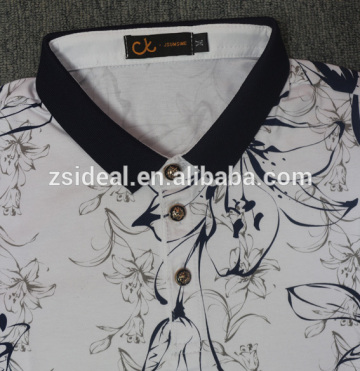 fashion design cotton polyester polo shirt