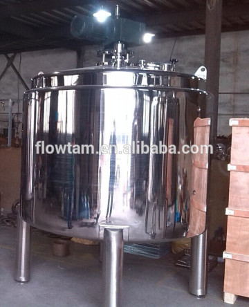 1500 liter steam heating agitator mixer mixing tank